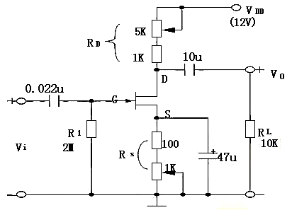 場(chǎng)效應(yīng)管，共源極放大器