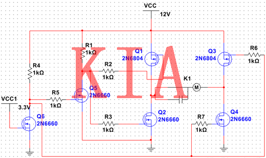 MOS管直流電機驅動電路設計解析-KIA MOS管