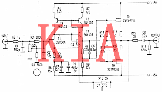 圖文解析|場效應管輸入前級放大器-KIA MOS管
