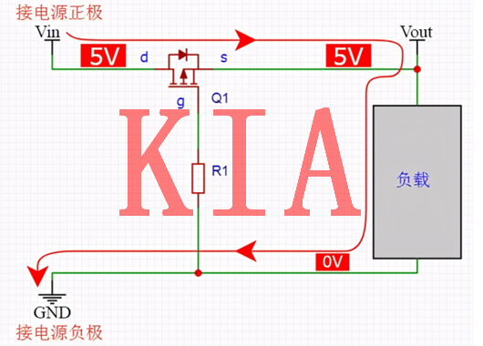 PMOS，防電源反接電路