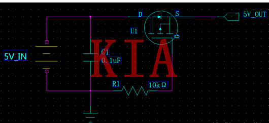PMOS，防電源反接電路