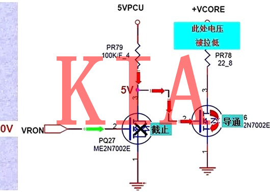 MOS管d、s反接，電源反接