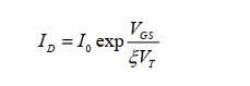 MOS管，效應(yīng)