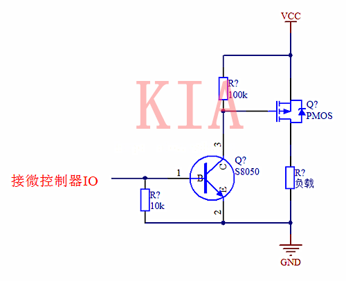 PMOS、NMOS高側和低側驅(qū)動對比分析-KIA MOS管