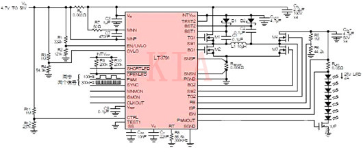 【圖文】同步升降壓LED驅(qū)動電路設(shè)計方案-KIA MOS管