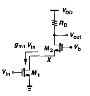 共源共柵級的小信號增益、放大過程-KIA MOS管