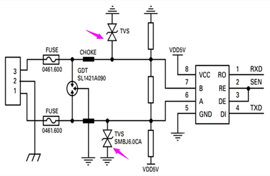 過壓保護(hù)電路：浪涌電壓保護(hù)、脈沖電壓保護(hù)-KIA MOS管