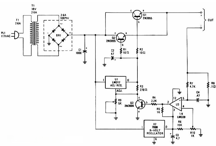 可調(diào)穩(wěn)壓電池充電器電路【收藏學習】-KIA MOS管