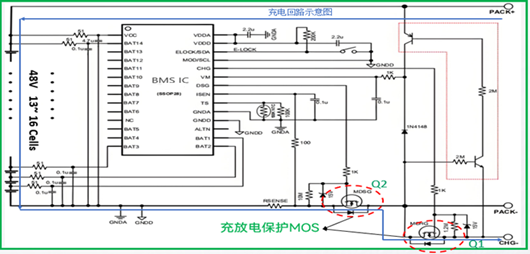 bms mos，bms電池管理mos管應(yīng)用方案-KIA MOS管