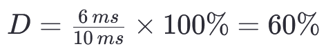 占空比計算公式