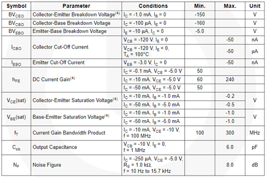 mmbt5401參數(shù),引腳圖