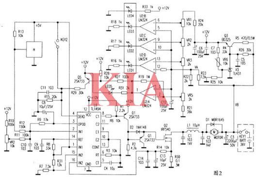 電動(dòng)車(chē),有刷控制器,電路