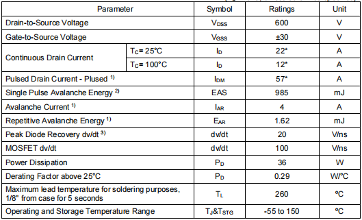 600v場(chǎng)效應(yīng)管,KLF60R170B