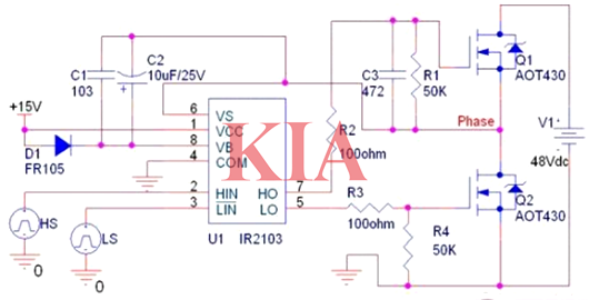控制器開關(guān)驅(qū)動電路,電動車控制器mos管-KIA MOS管