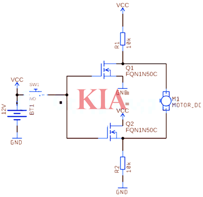 ?直流電機(jī)驅(qū)動(dòng)器工作原理詳解-KIA MOS管