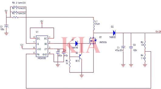 自制升壓電路,升壓電路boost-KIA MOS管