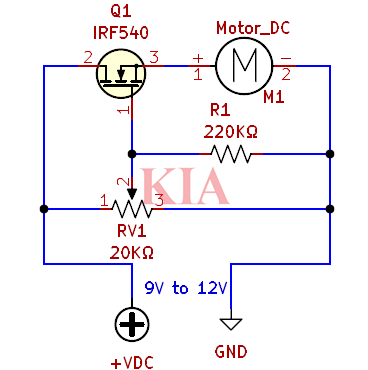 直流電機(jī)調(diào)速原理,電路