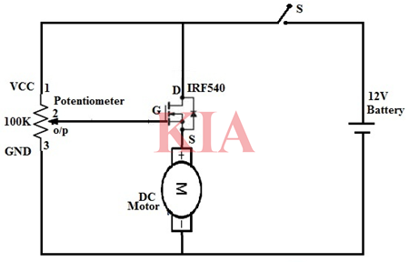 直流電機(jī)調(diào)速原理,電路