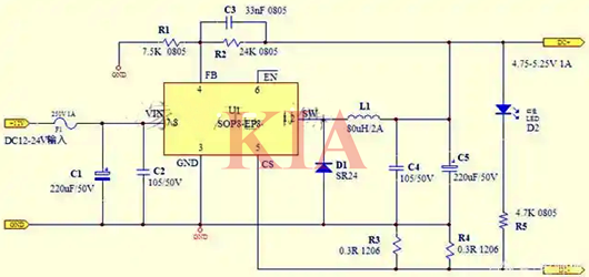 車(chē)載充電器電路,原理