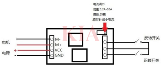 24v直流電機(jī)正反轉(zhuǎn)