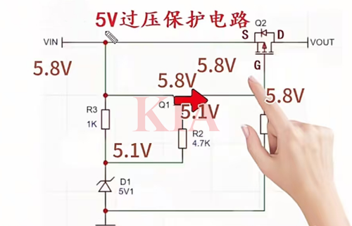 5v過(guò)壓保護(hù)電路